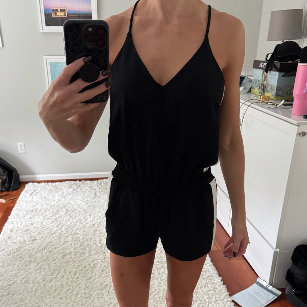 Amanda Uprichard Black Romper